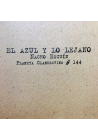 El azul y lo lejano